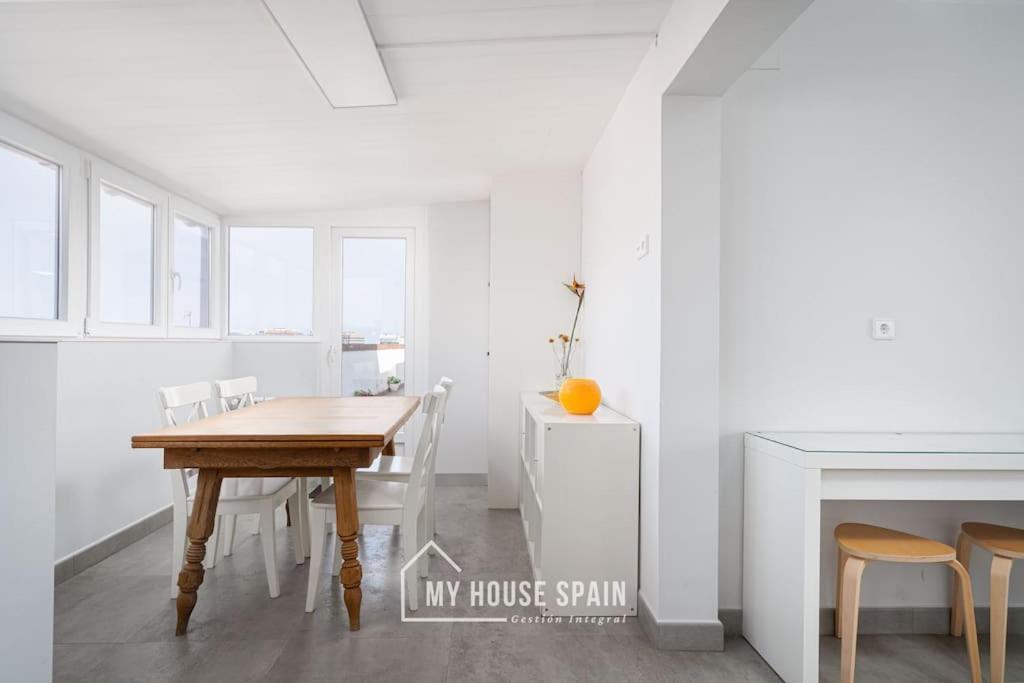 Myhousespain - Atico Con Gran Terraza En Gijon Bagian luar foto